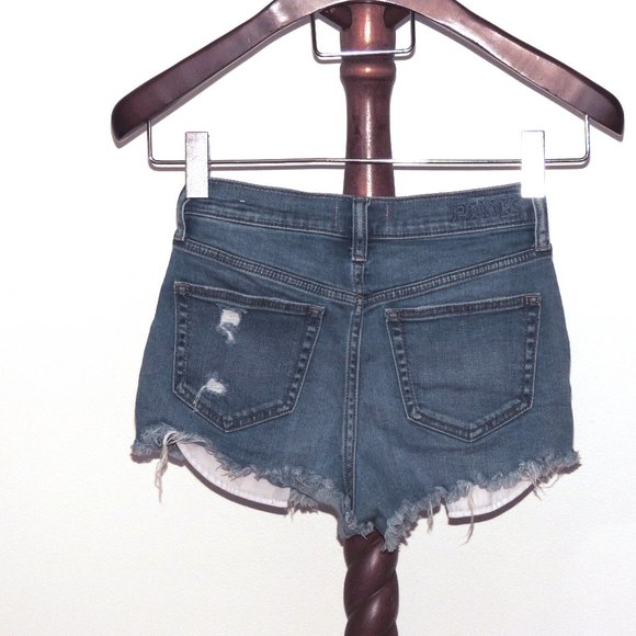 Victoria's Secret PINK destroyed cut-off shorts - Picture 4 of 4